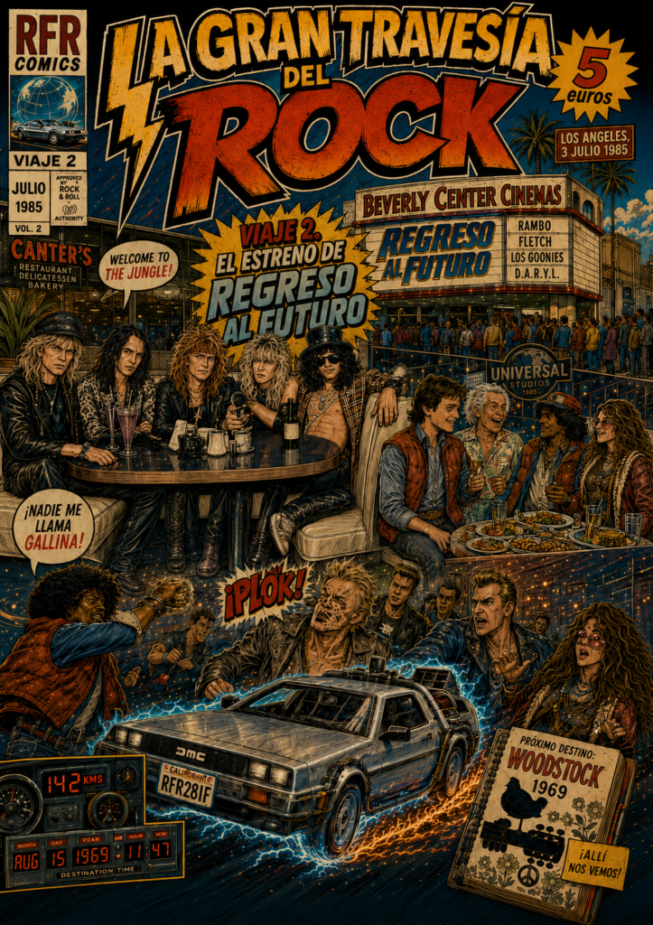 Viaje 2 La gran travesia del rock 1 EL ESTRENO DE REGRESO AL FUTURO